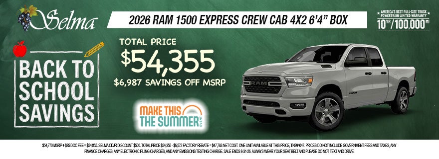 2026 Ram 1500 Express Crew Cab 4x2