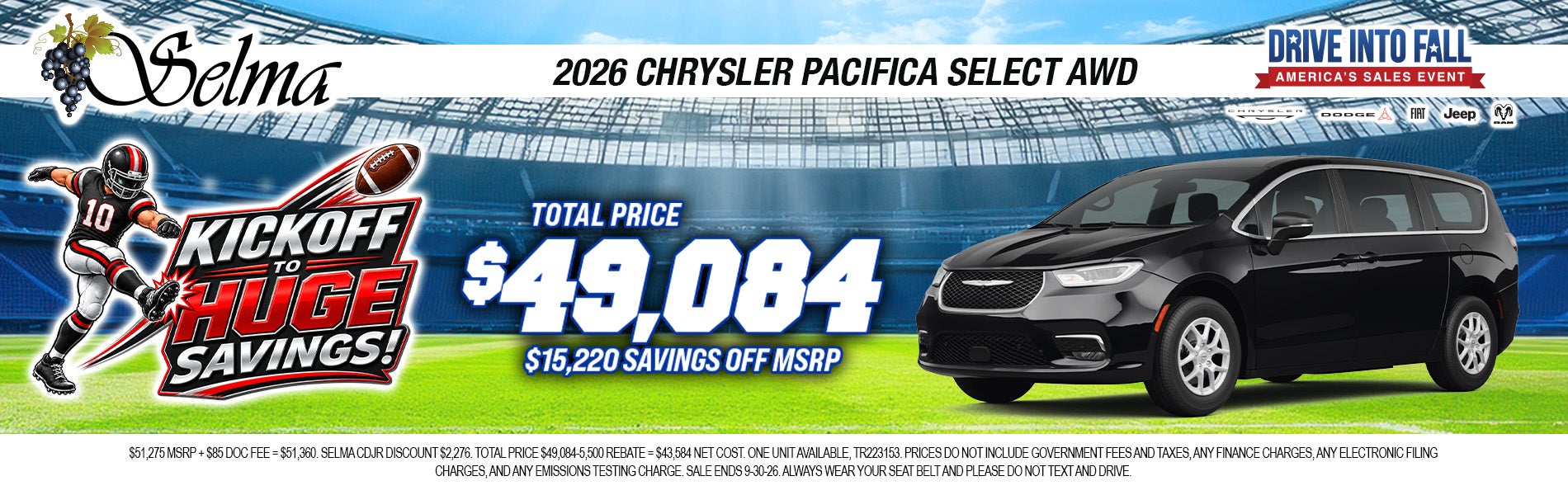 2026 CHRYSLER PACIFICA 
