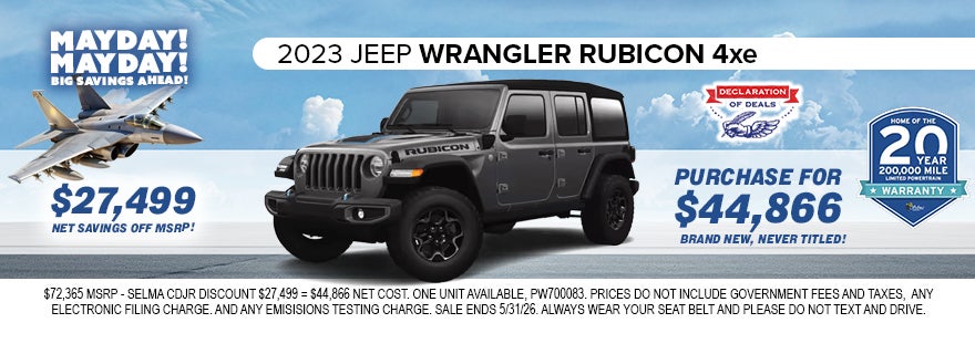2023 Jeep Wrangler Rubicon 4xe