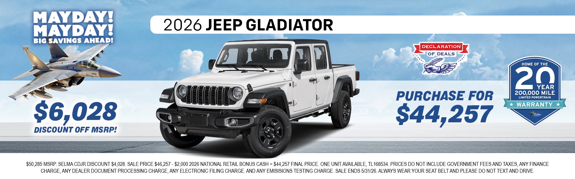 2026 Jeep Gladiator