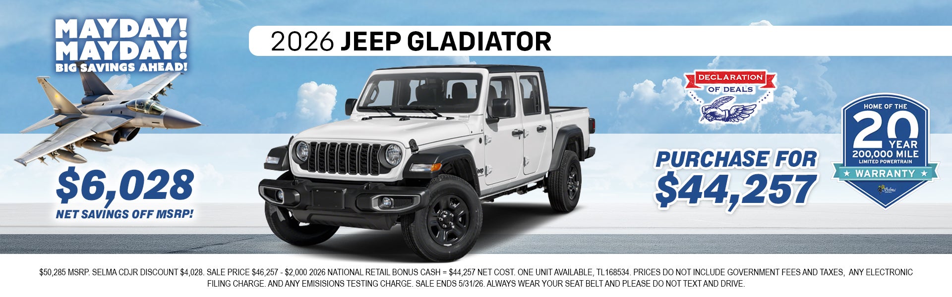 2026 Jeep Gladiator