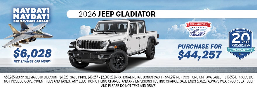 2026 Jeep Gladiator
