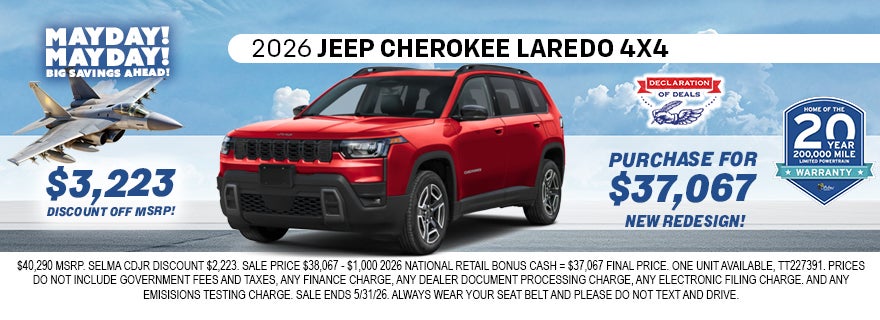 2026 Jeep Cherokee Laredo 4x4