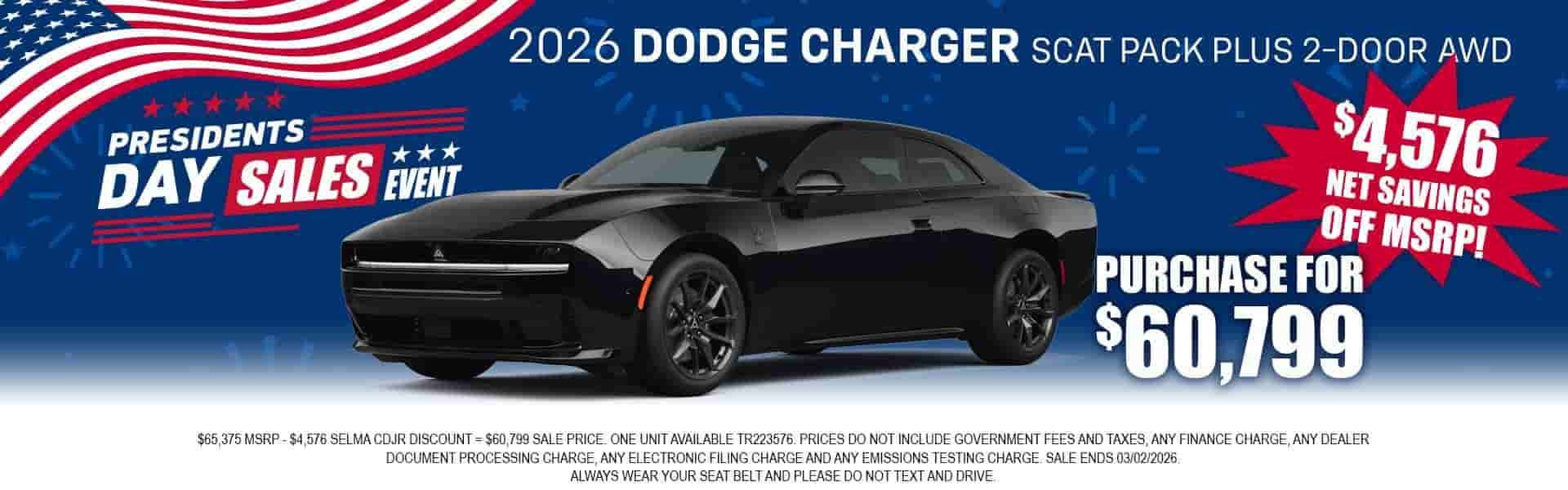 2026 Dodge CHARGER SCAT PACK PLUS 2-DOOR AWD