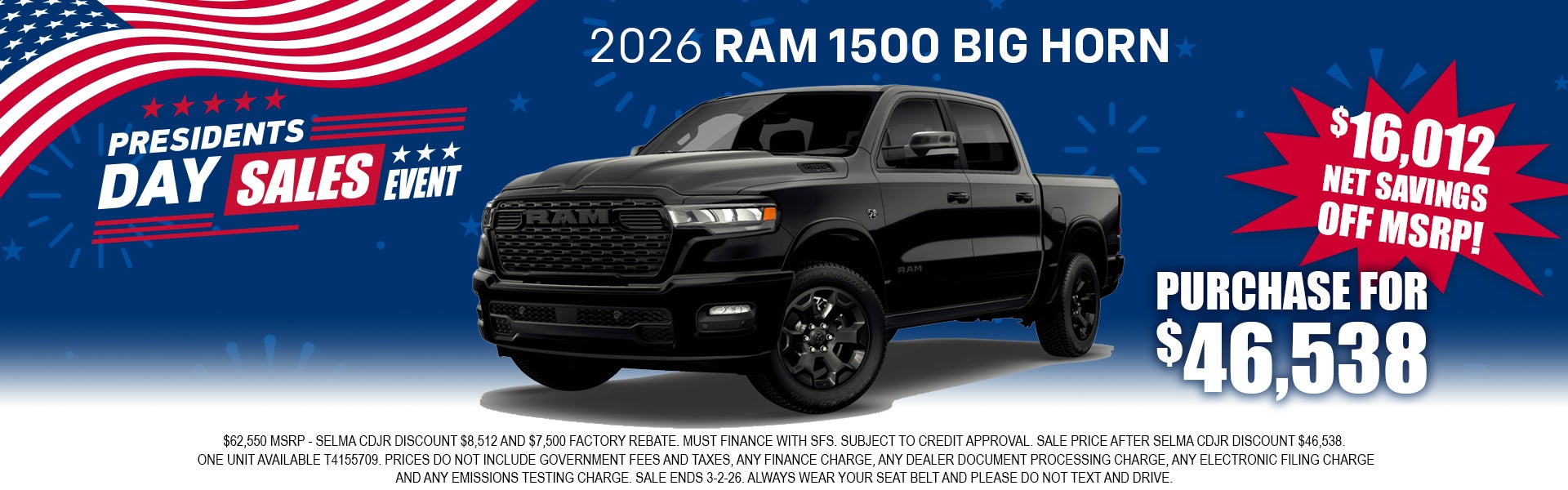 2026 RAM 1500 BIG HORN